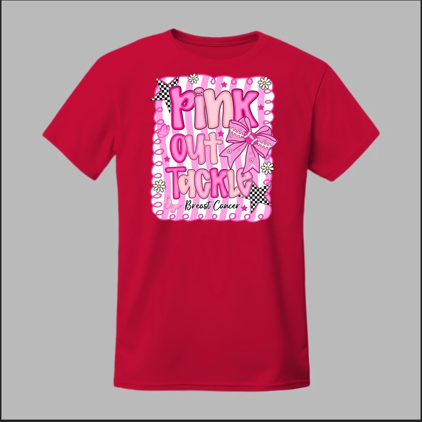 Pink Out Tackle Breast Cancer Tee