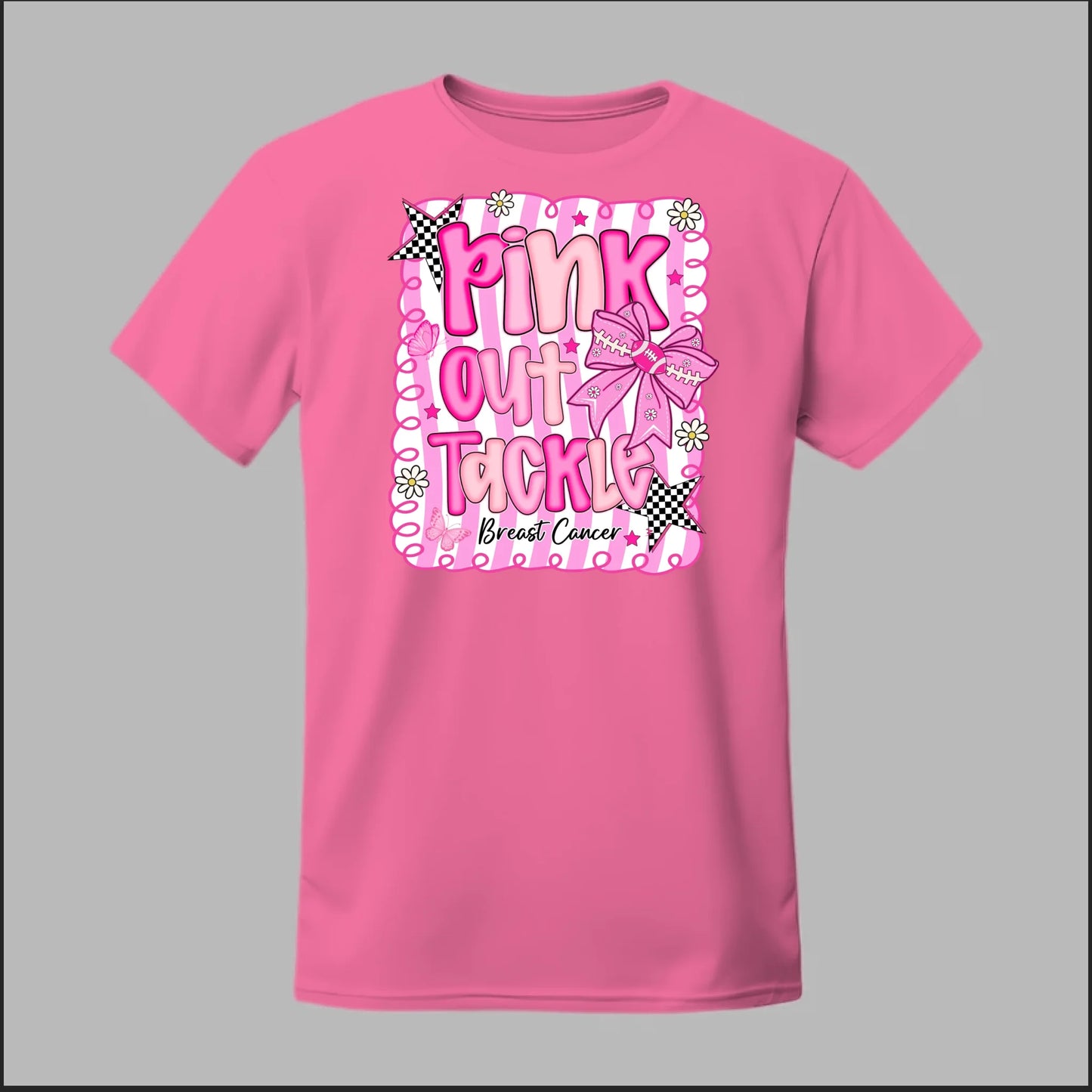 Pink Out Tackle Breast Cancer Tee