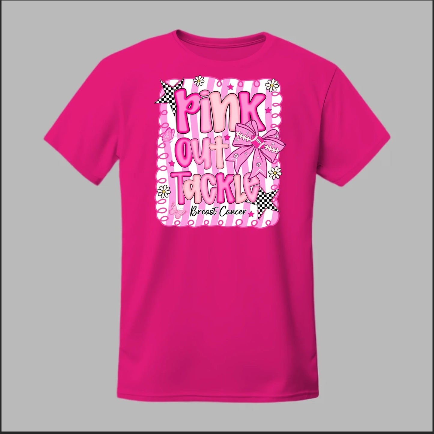 Pink Out Tackle Breast Cancer Tee