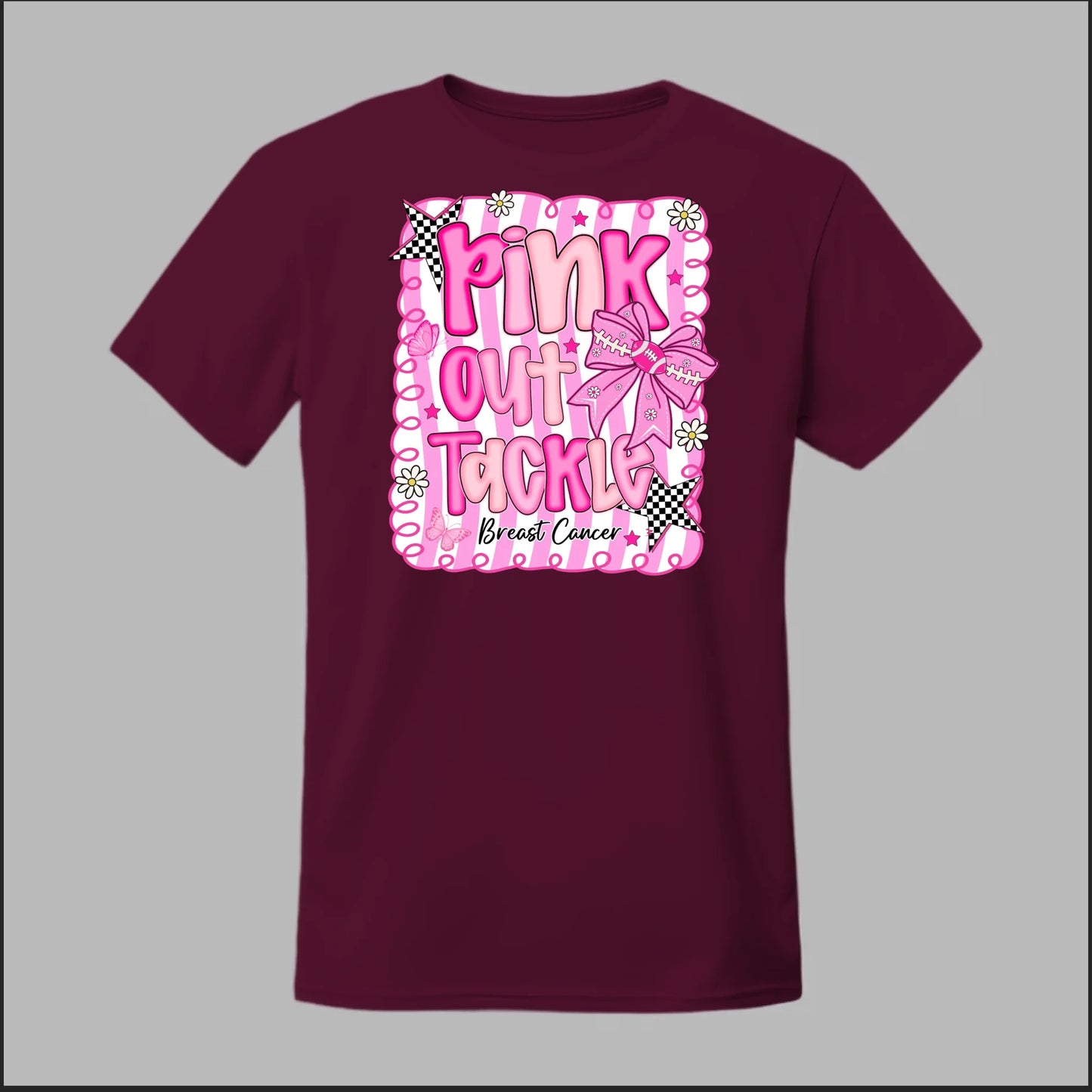 Pink Out Tackle Breast Cancer Tee