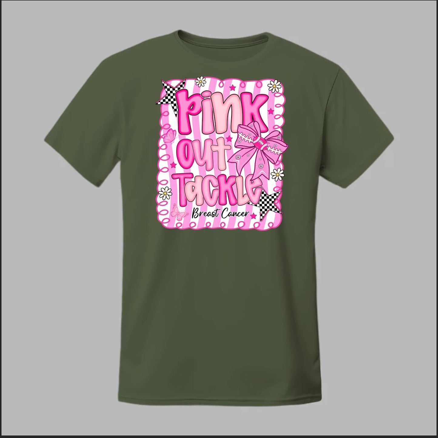 Pink Out Tackle Breast Cancer Tee