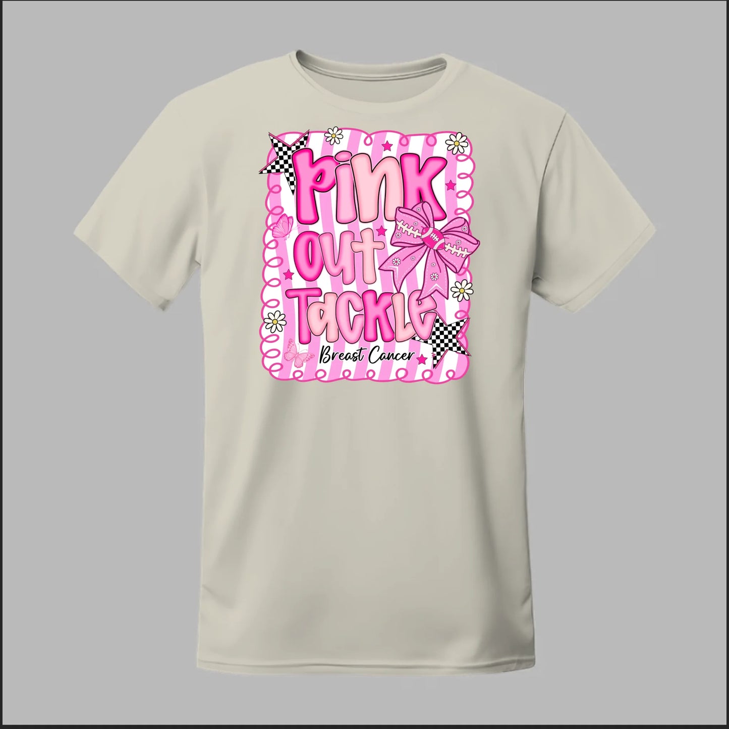 Pink Out Tackle Breast Cancer Tee