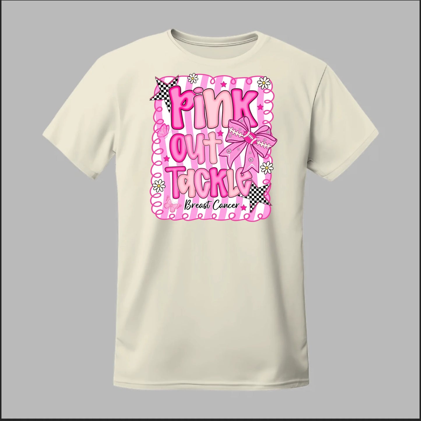 Pink Out Tackle Breast Cancer Tee