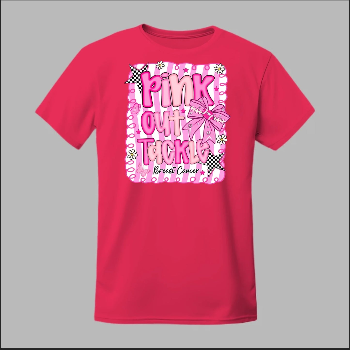 Pink Out Tackle Breast Cancer Tee