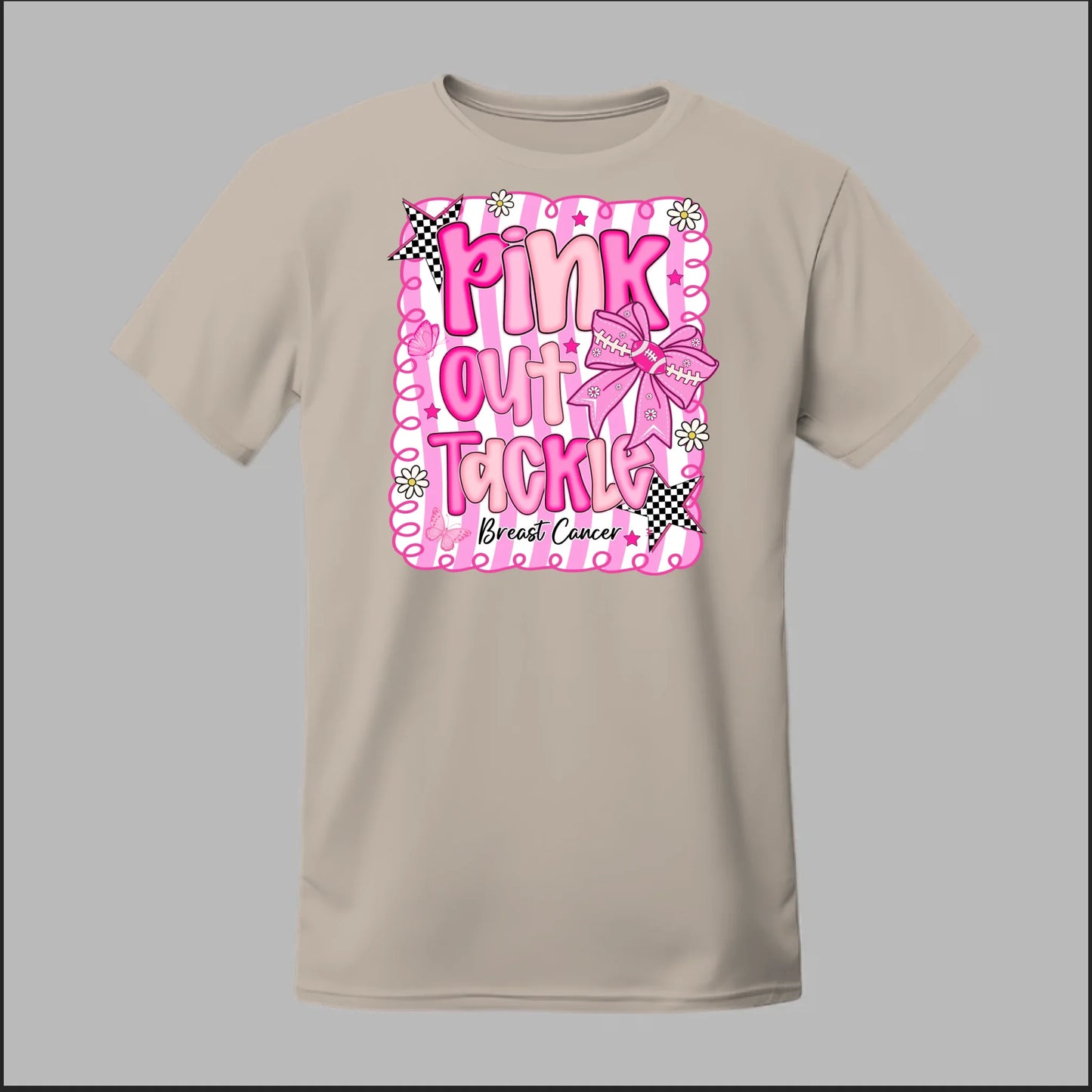 Pink Out Tackle Breast Cancer Tee