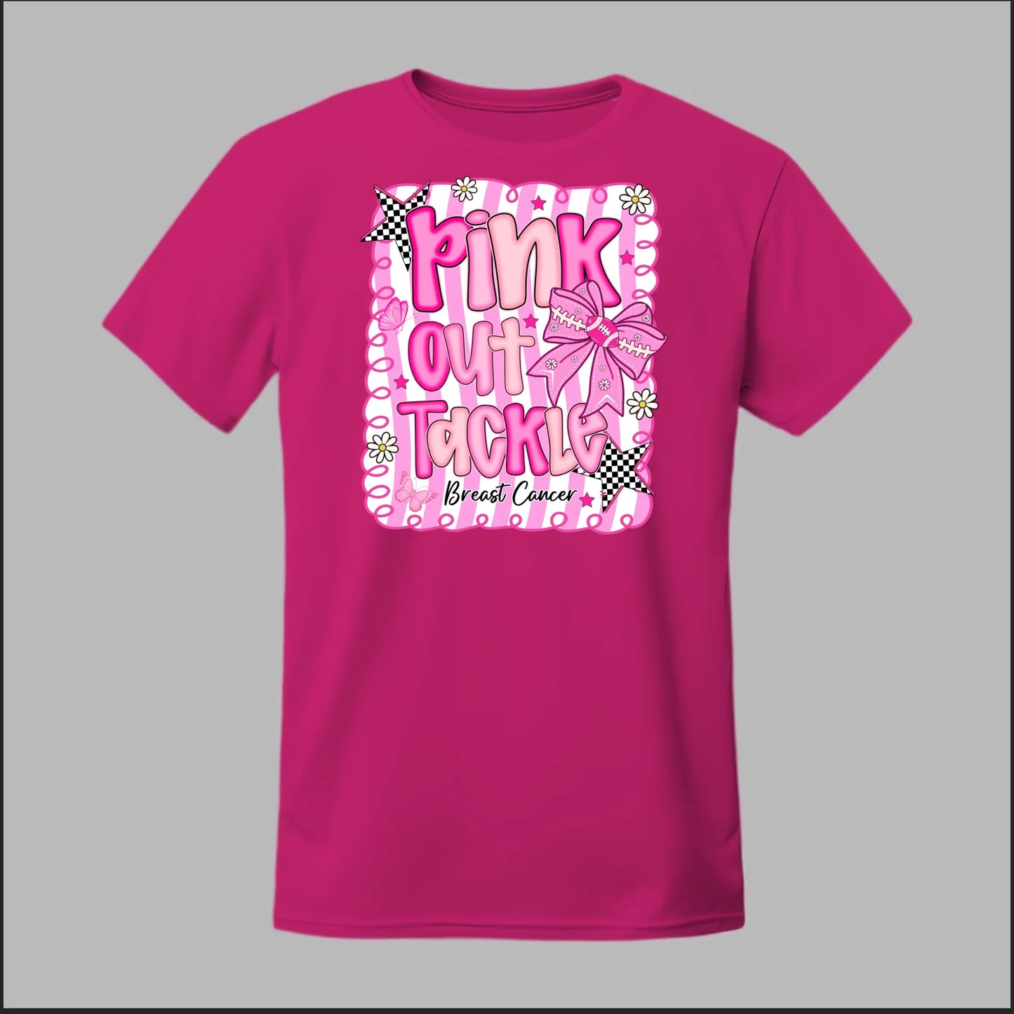 Pink Out Tackle Breast Cancer Tee
