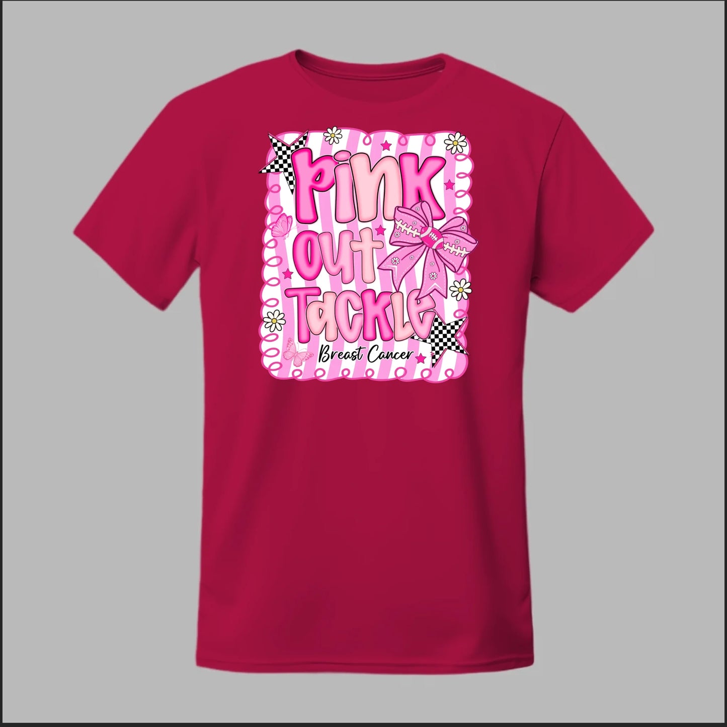 Pink Out Tackle Breast Cancer Tee