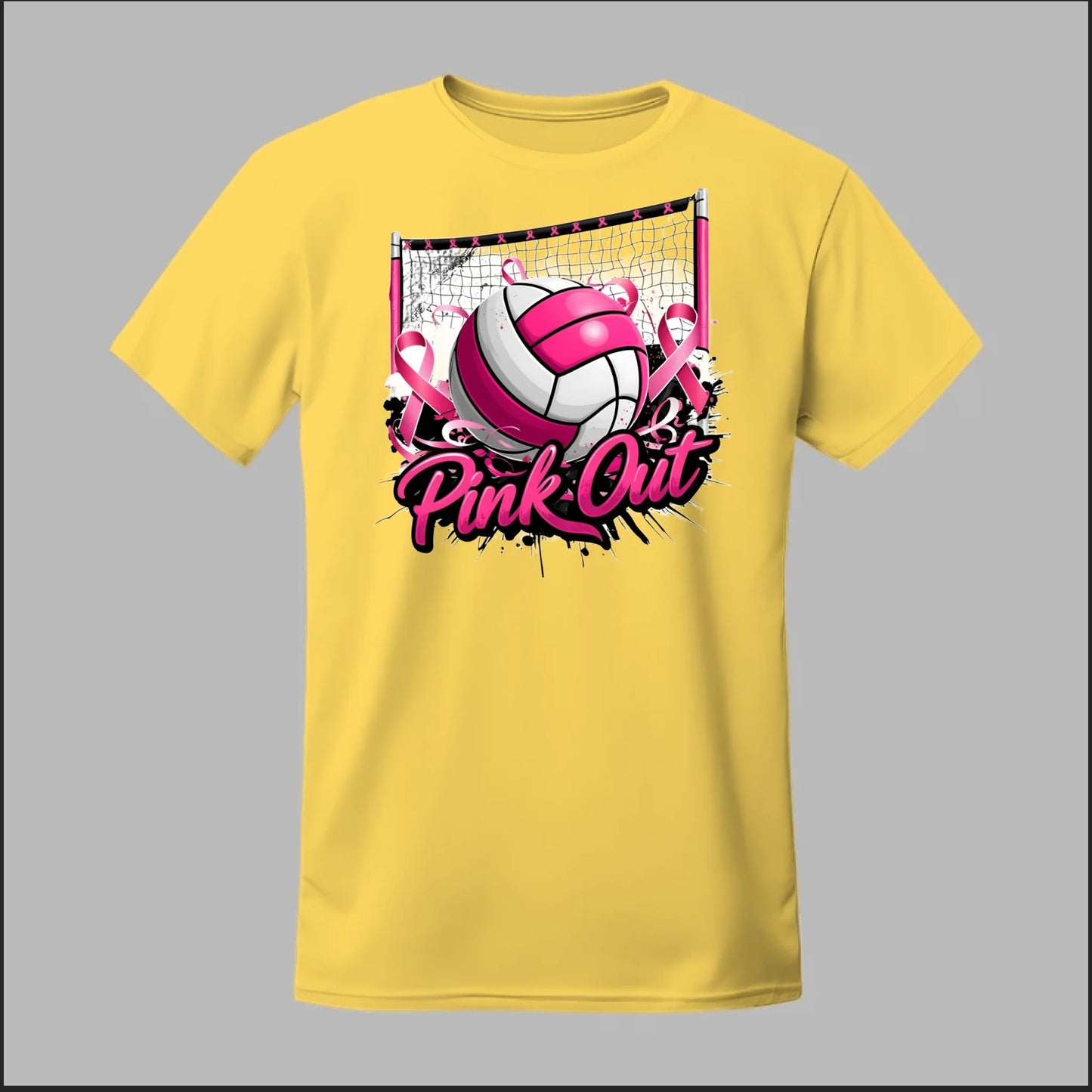 Pink Out Volleyball Tee