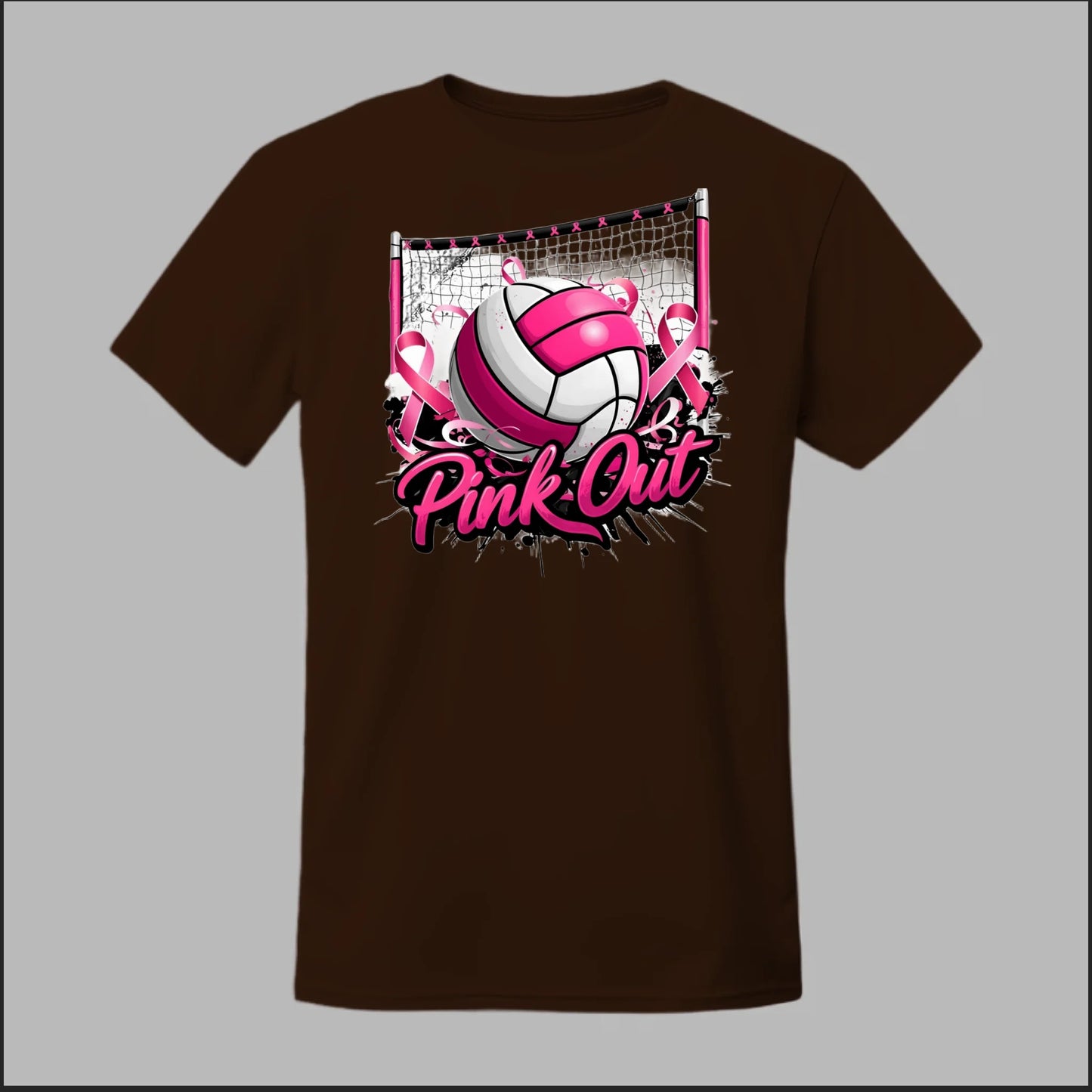 Pink Out Volleyball Tee