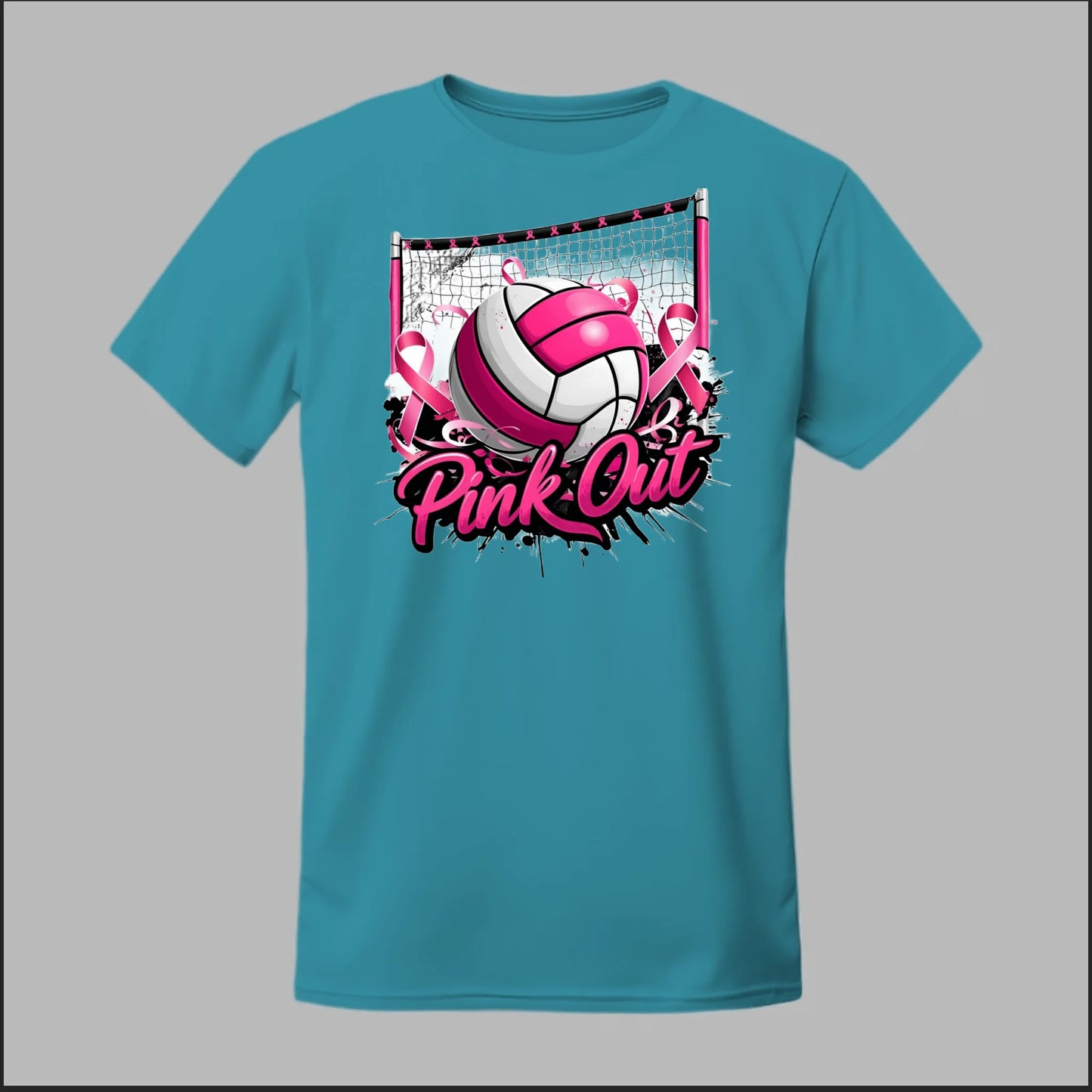 Pink Out Volleyball Tee