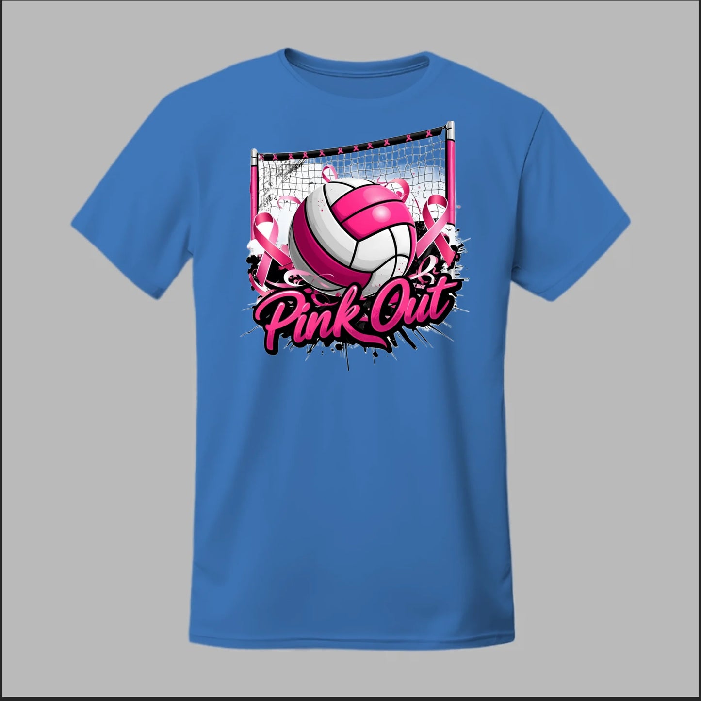 Pink Out Volleyball Tee