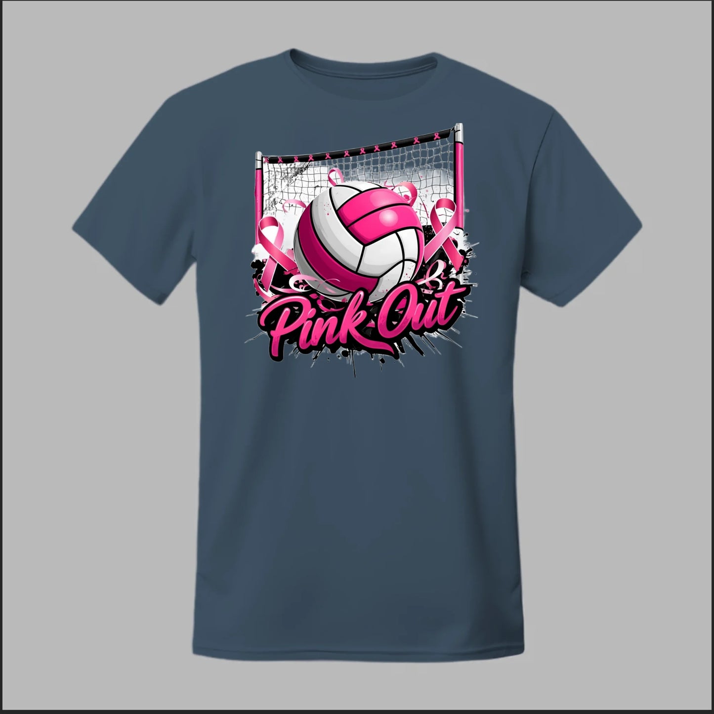 Pink Out Volleyball Tee