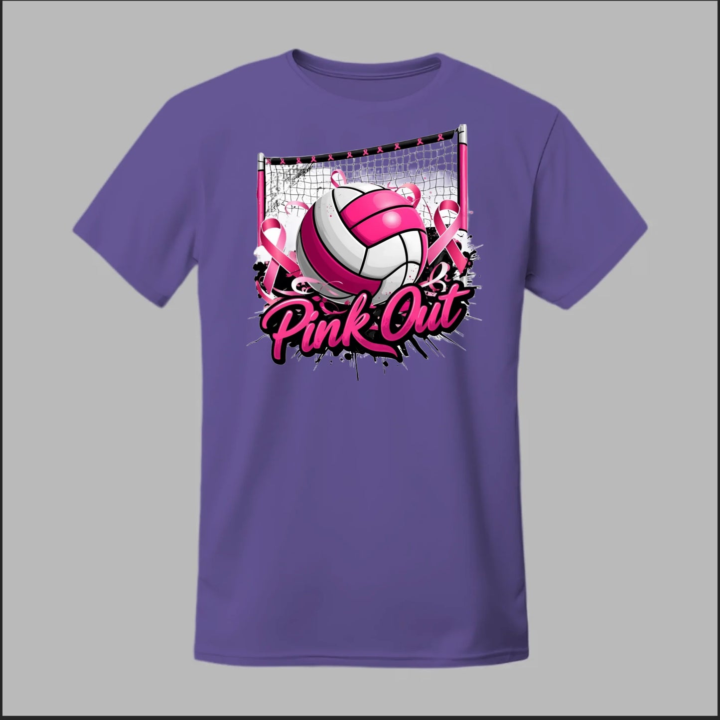 Pink Out Volleyball Tee