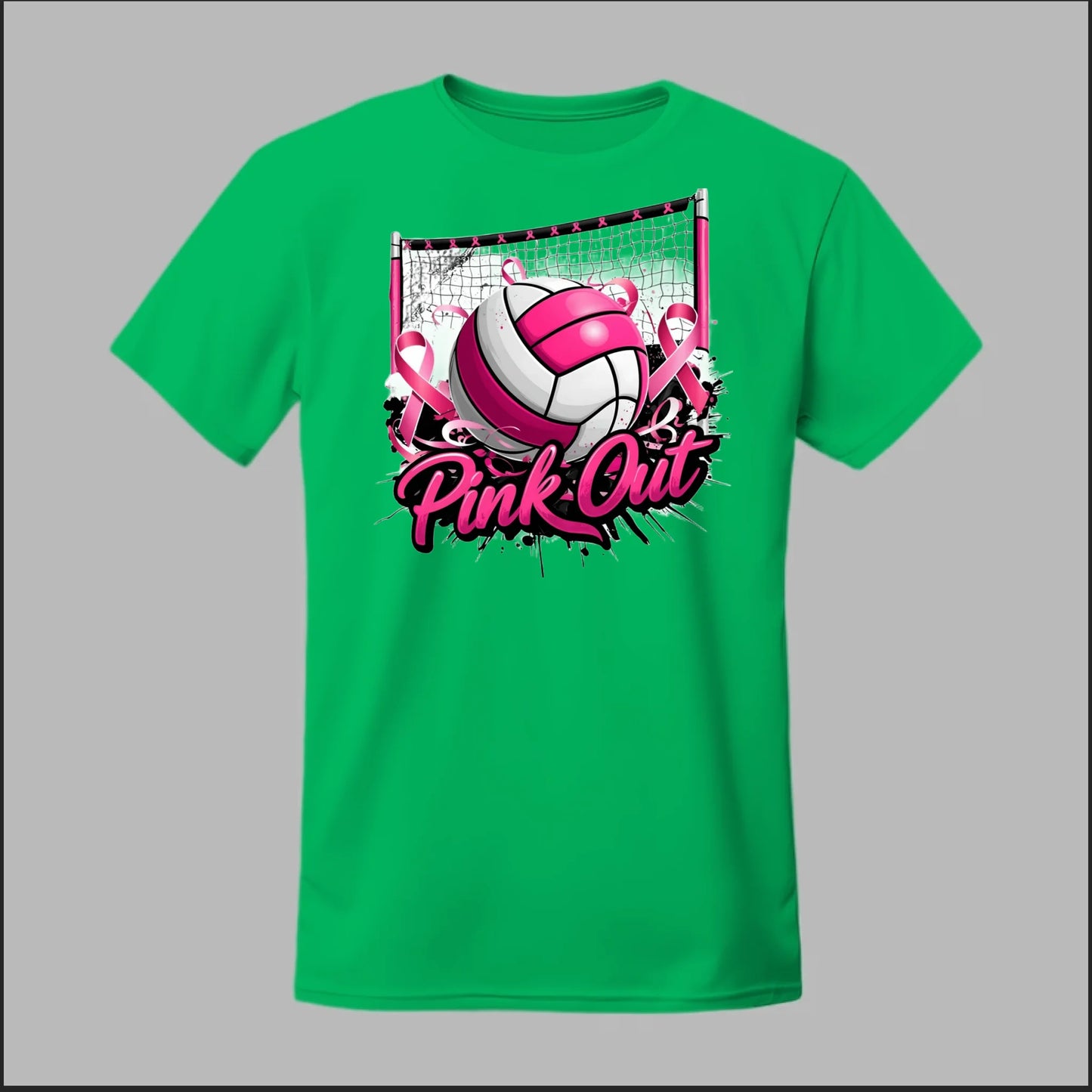 Pink Out Volleyball Tee