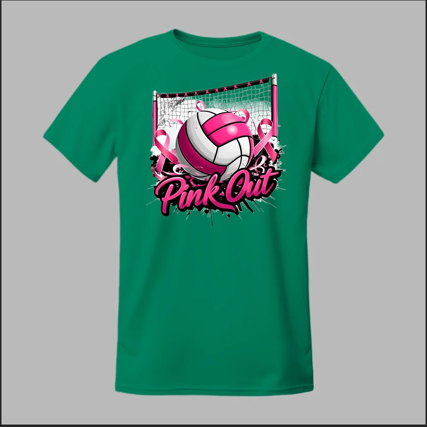 Pink Out Volleyball Tee