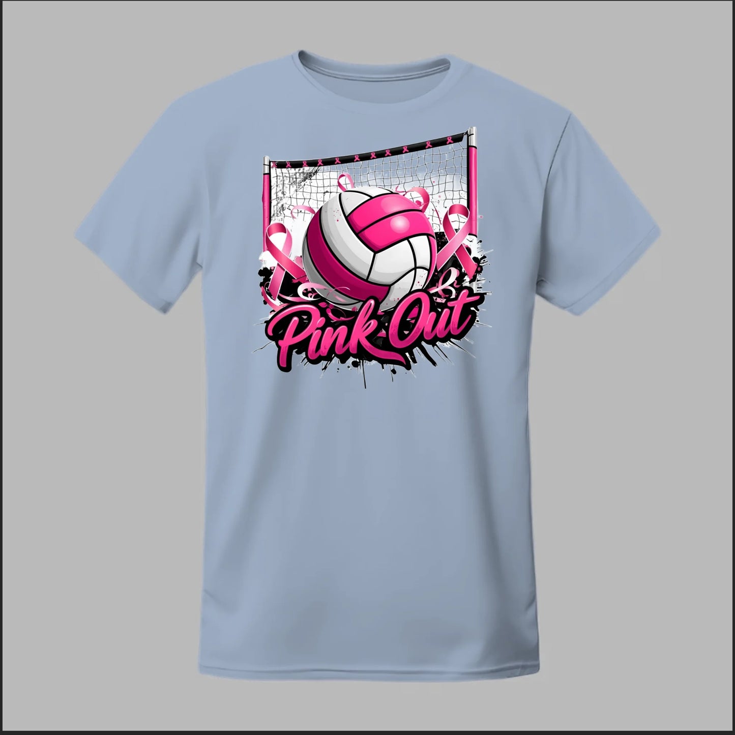 Pink Out Volleyball Tee