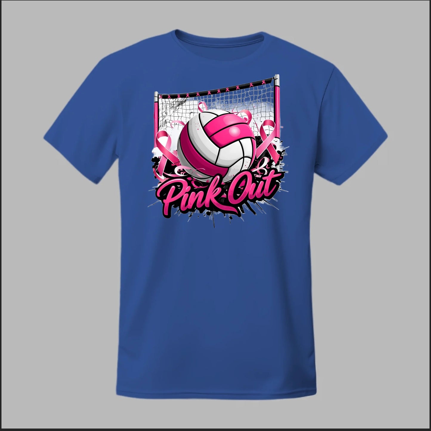 Pink Out Volleyball Tee