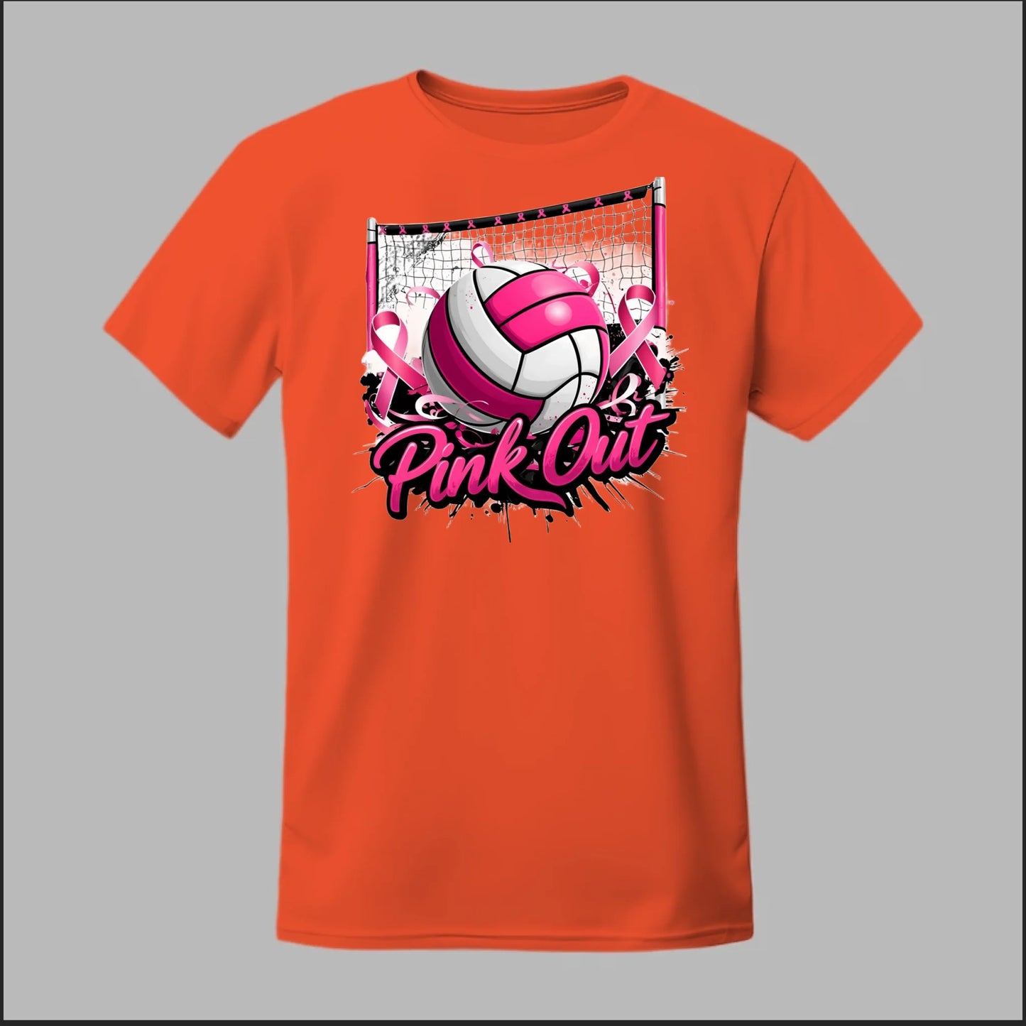 Pink Out Volleyball Tee