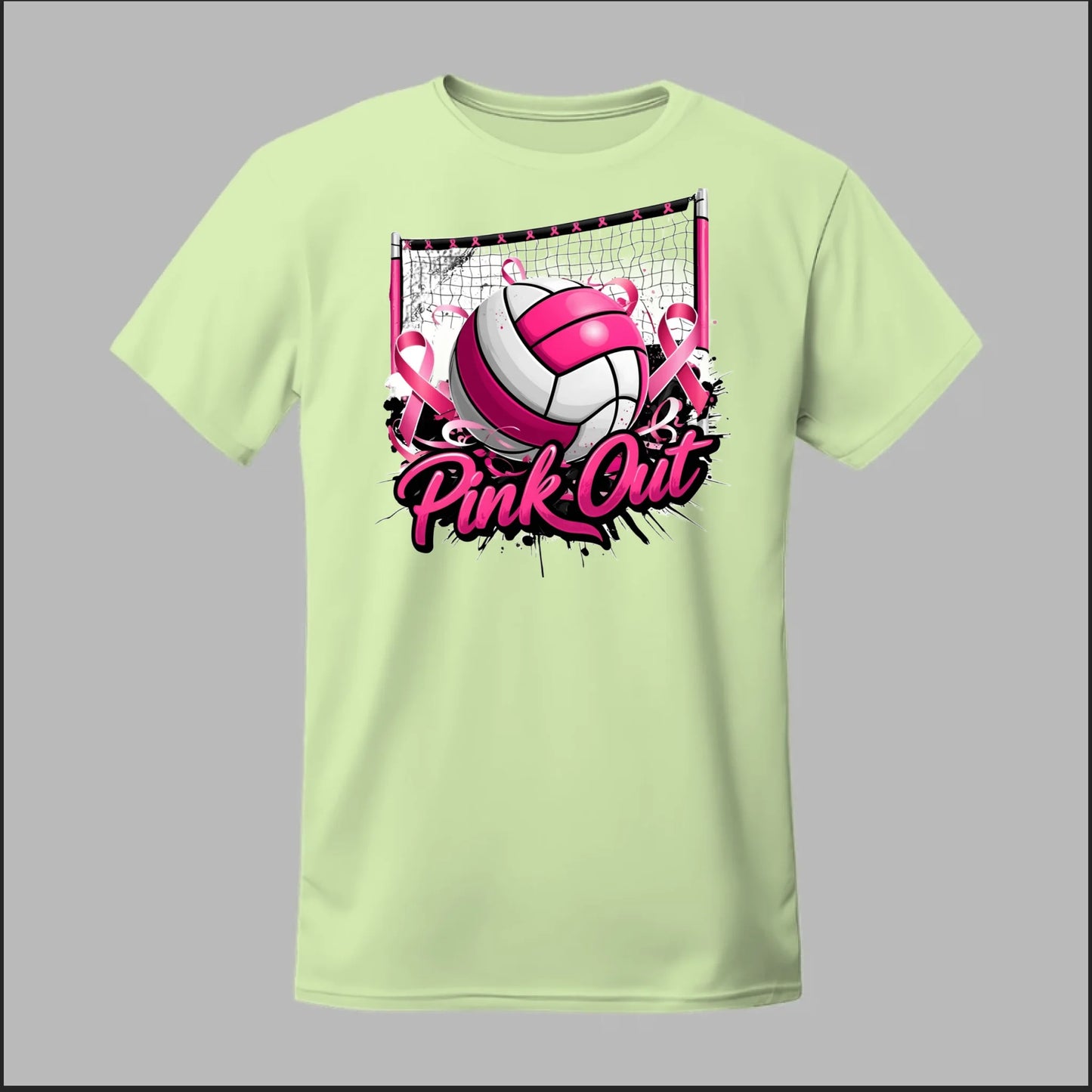 Pink Out Volleyball Tee