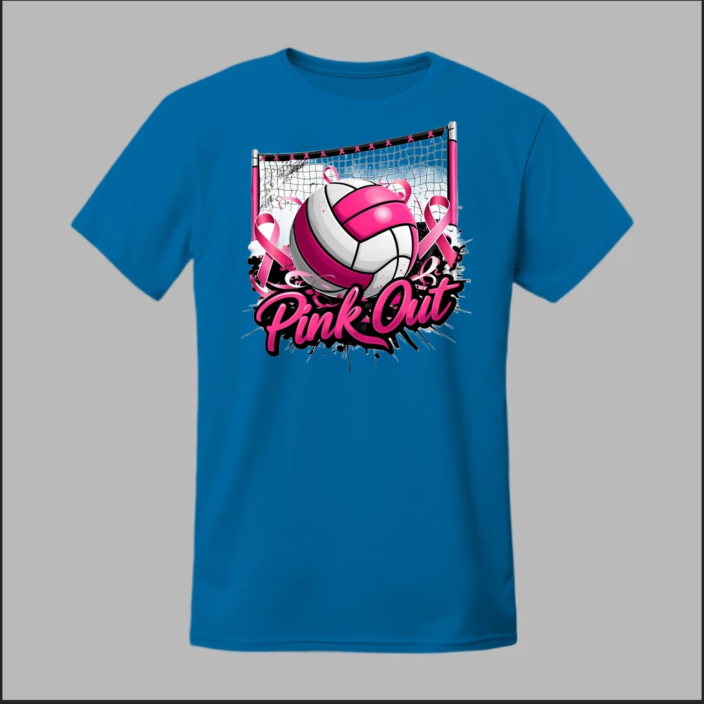Pink Out Volleyball Tee