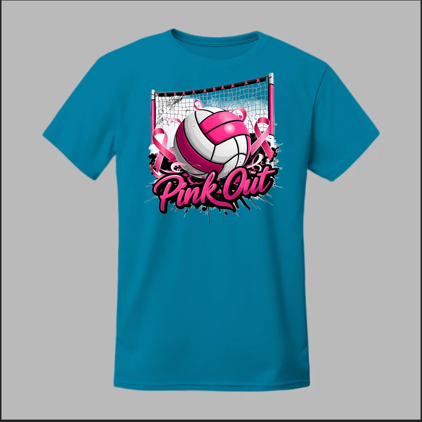 Pink Out Volleyball Tee