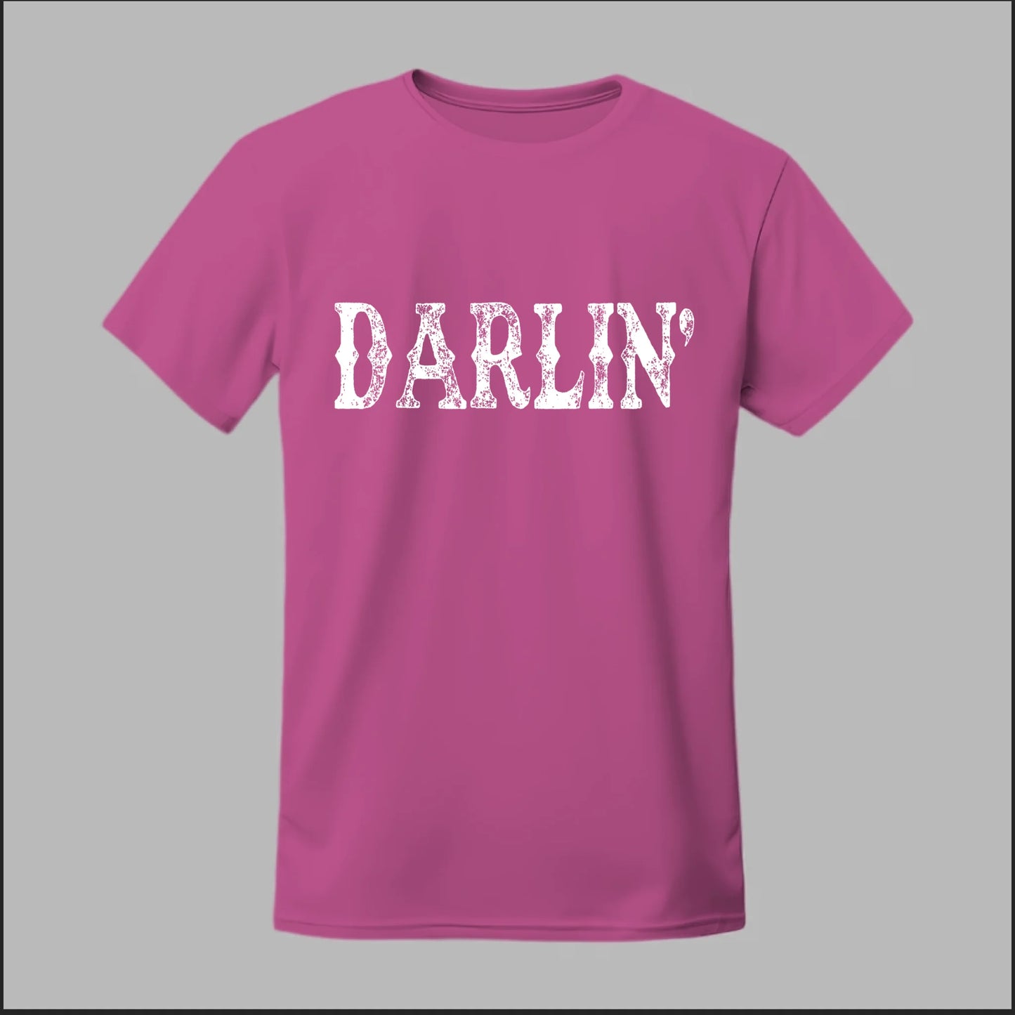 Darlin’ Distressed Western Design Tee
