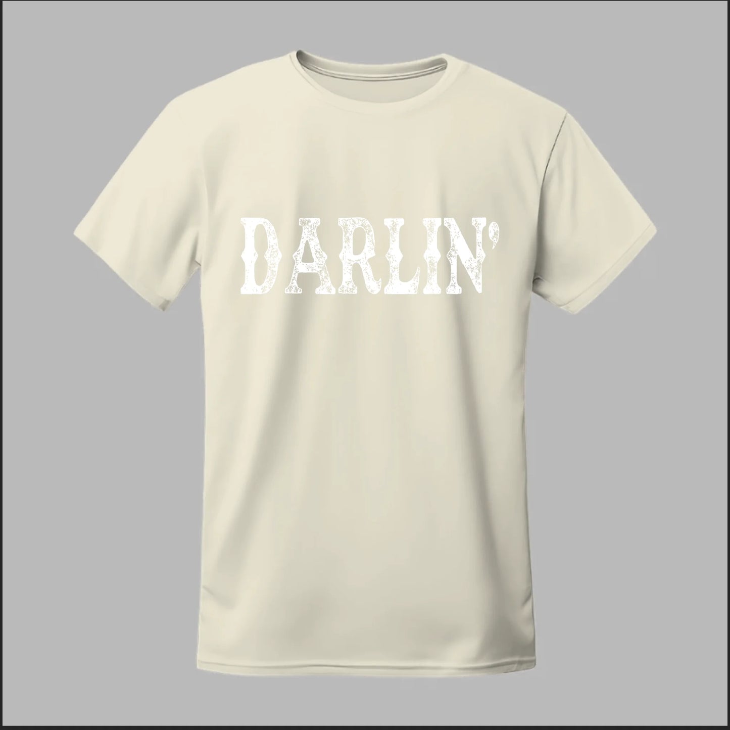 Darlin’ Distressed Western Design Tee