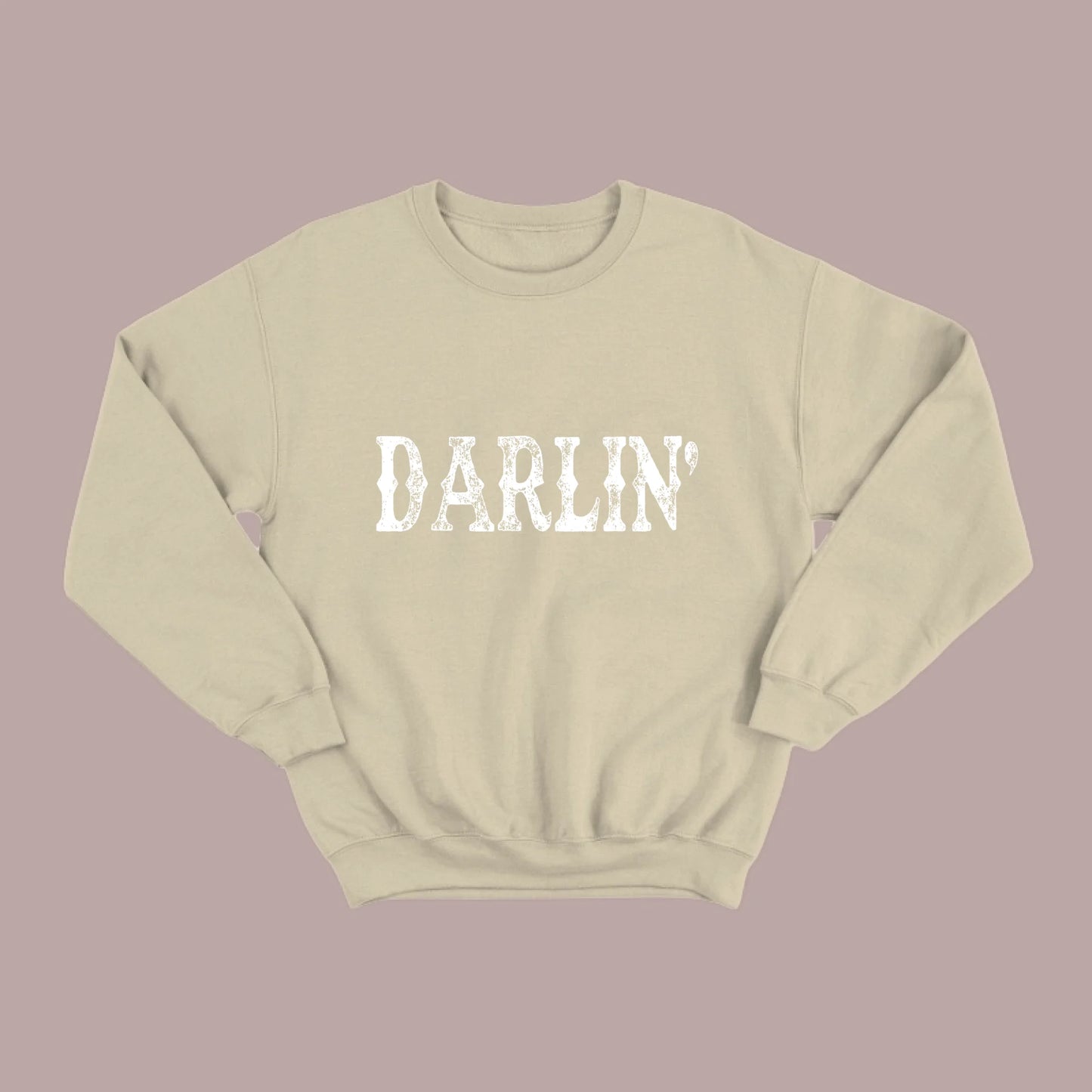Darlin’ Distressed Western Design Sweatshirt