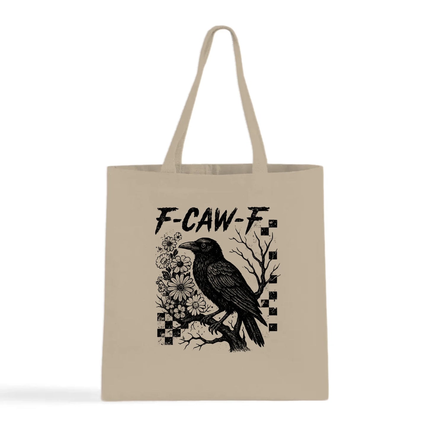 F-CAW-F Crow Tote Bag