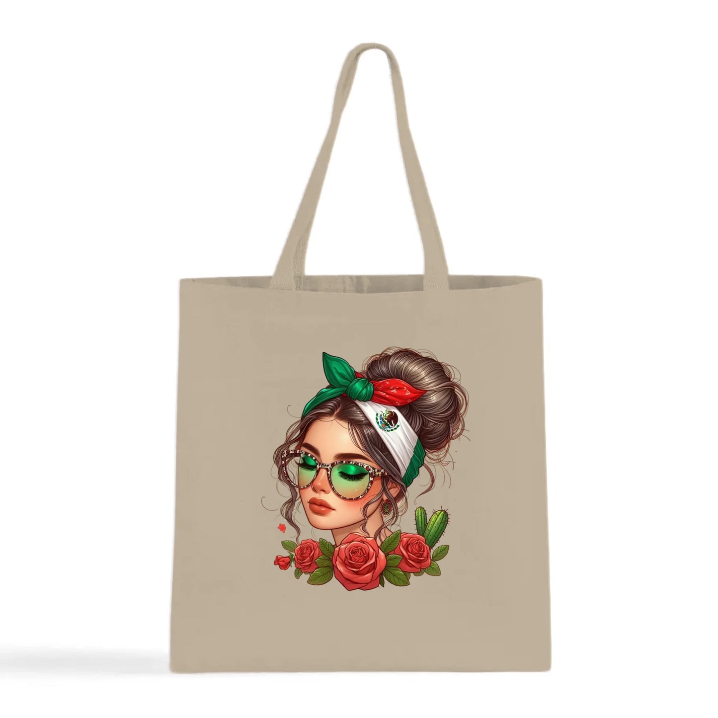Mexicana Style – Bandana, Roses & Shades Tote Bag