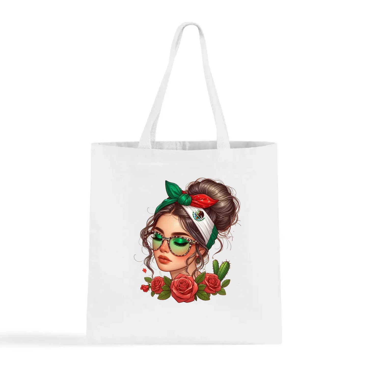 Mexicana Style – Bandana, Roses & Shades Tote Bag