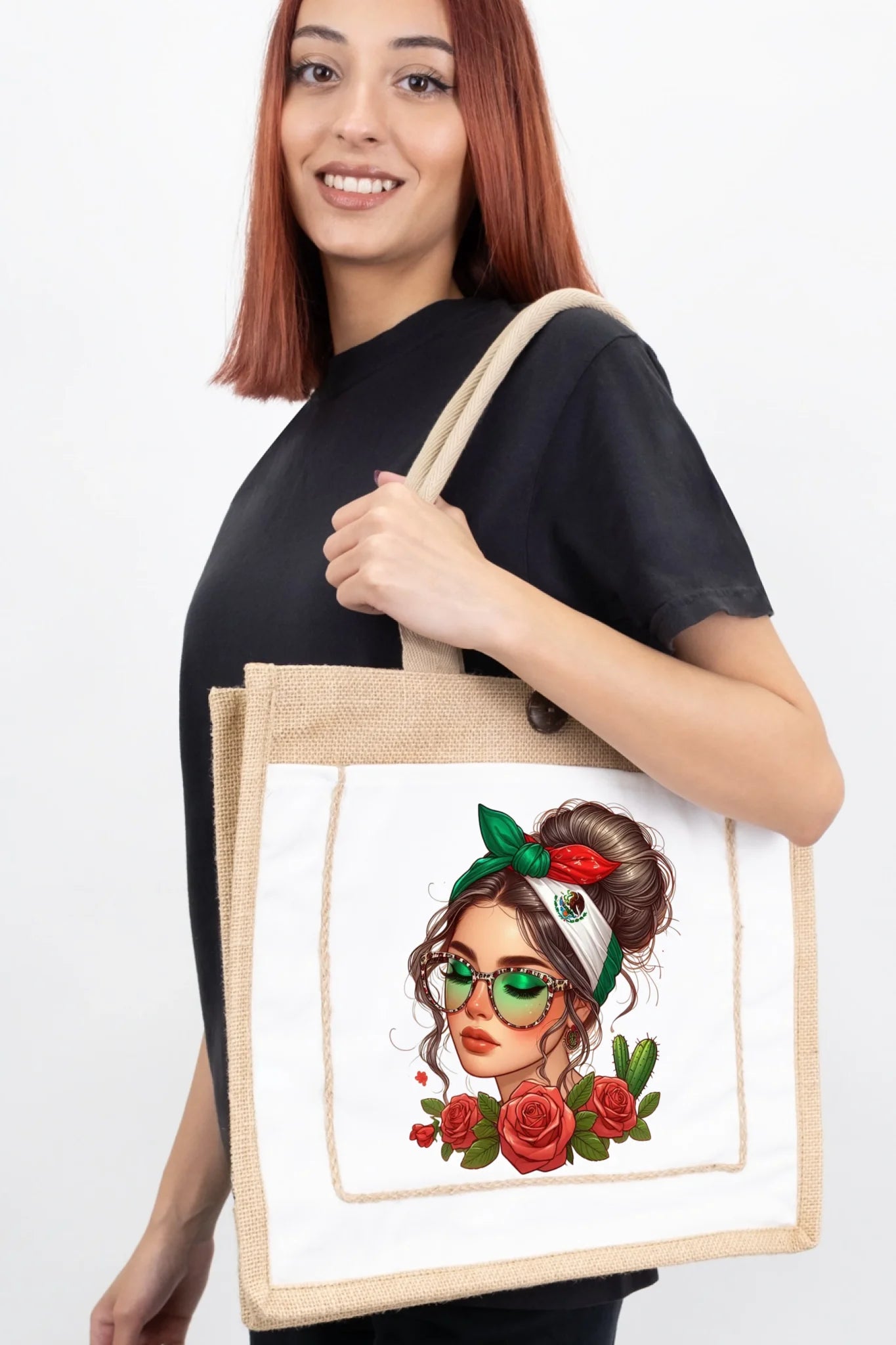 Mexicana Style – Bandana, Roses & Shades Tote Bag