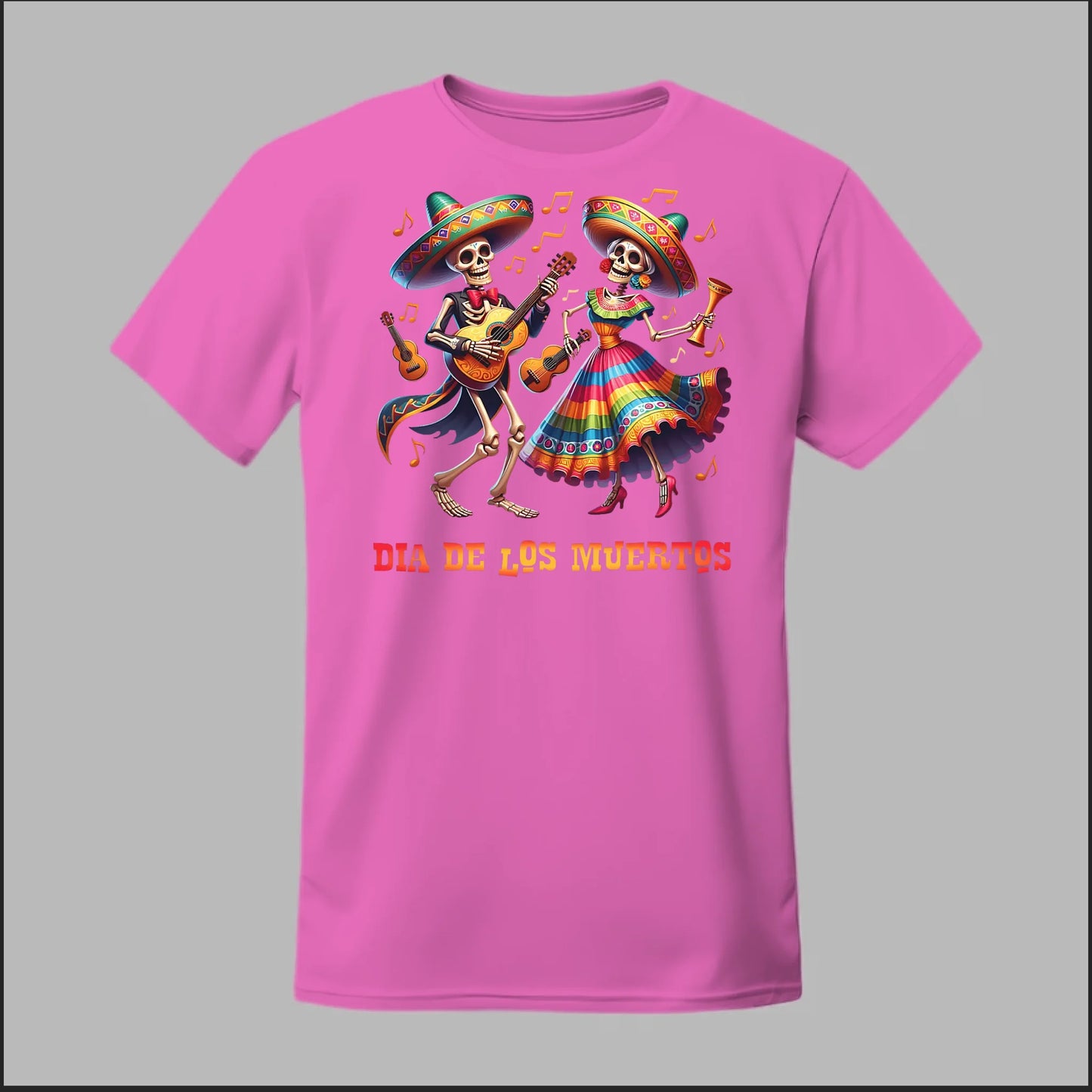 Día de los Muertos Fiesta Skeletons Tee