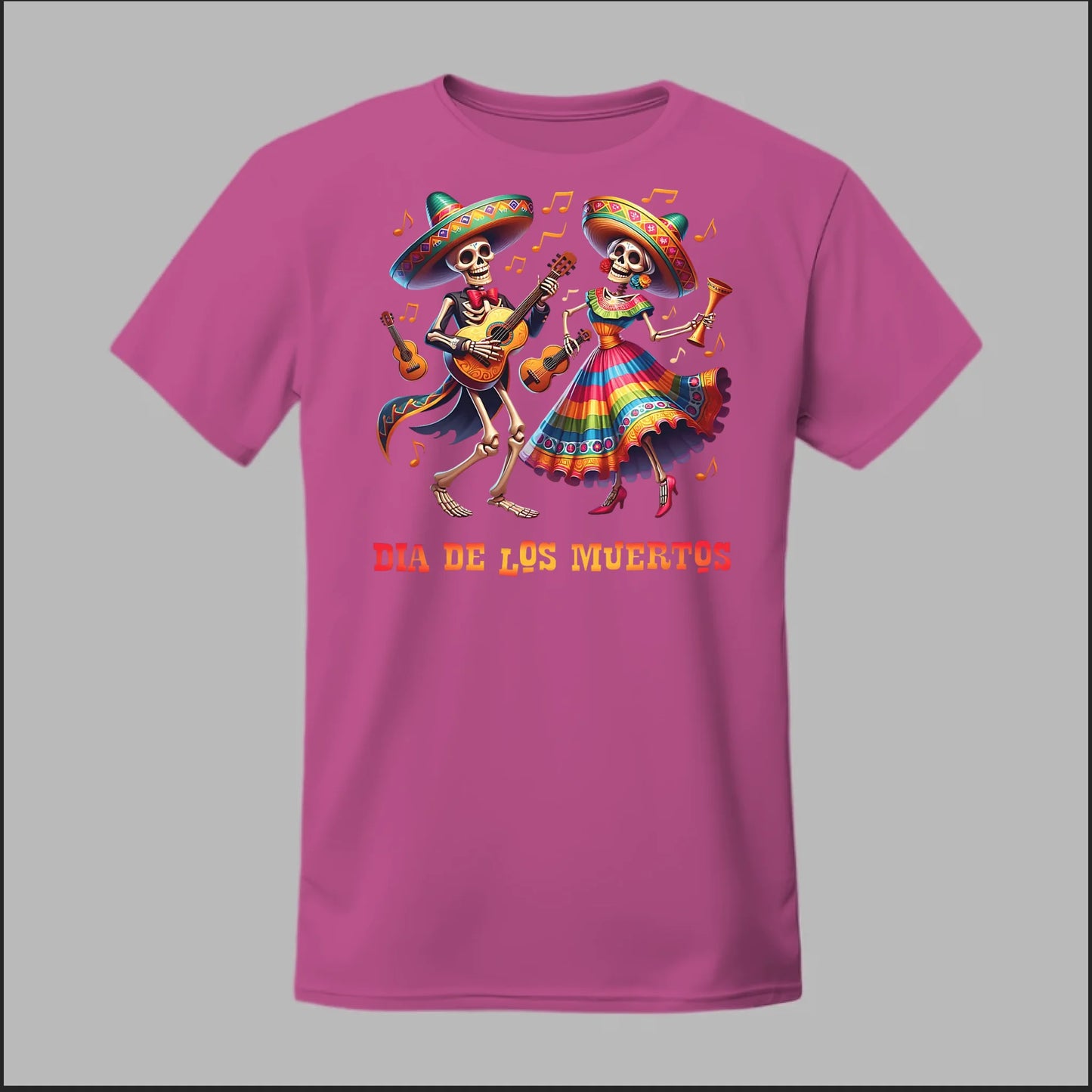 Día de los Muertos Fiesta Skeletons Tee