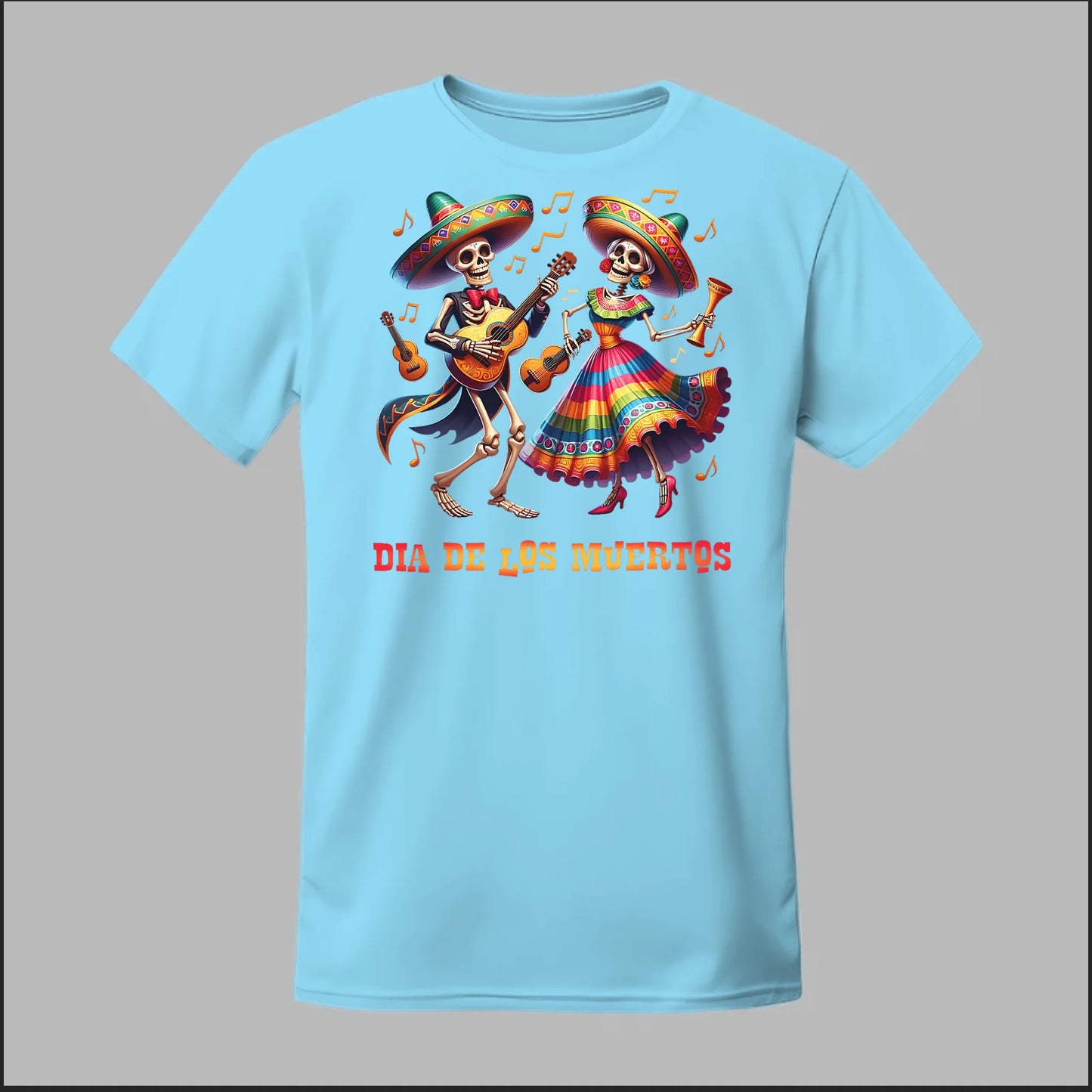 Día de los Muertos Fiesta Skeletons Tee