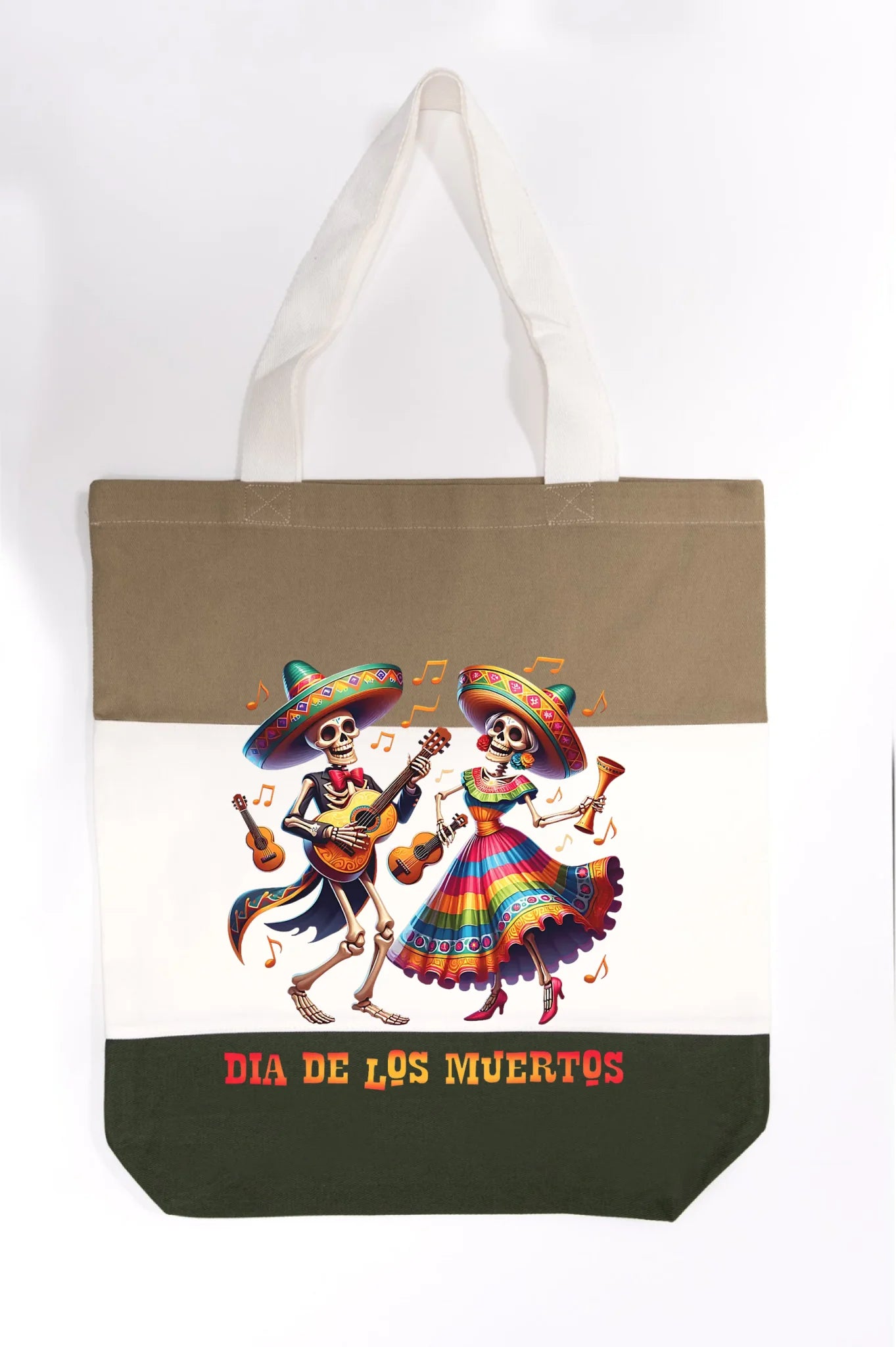 Día de los Muertos Fiesta Skeletons Tote Bag