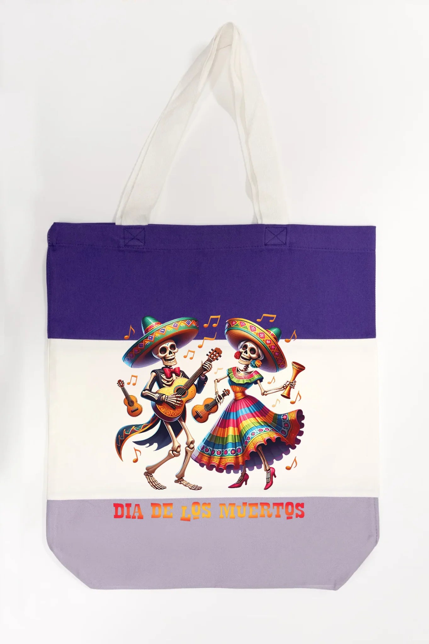 Día de los Muertos Fiesta Skeletons Tote Bag