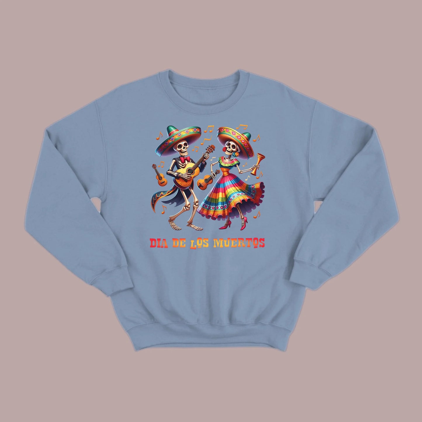 Día de los Muertos Fiesta Skeletons Sweatshirt