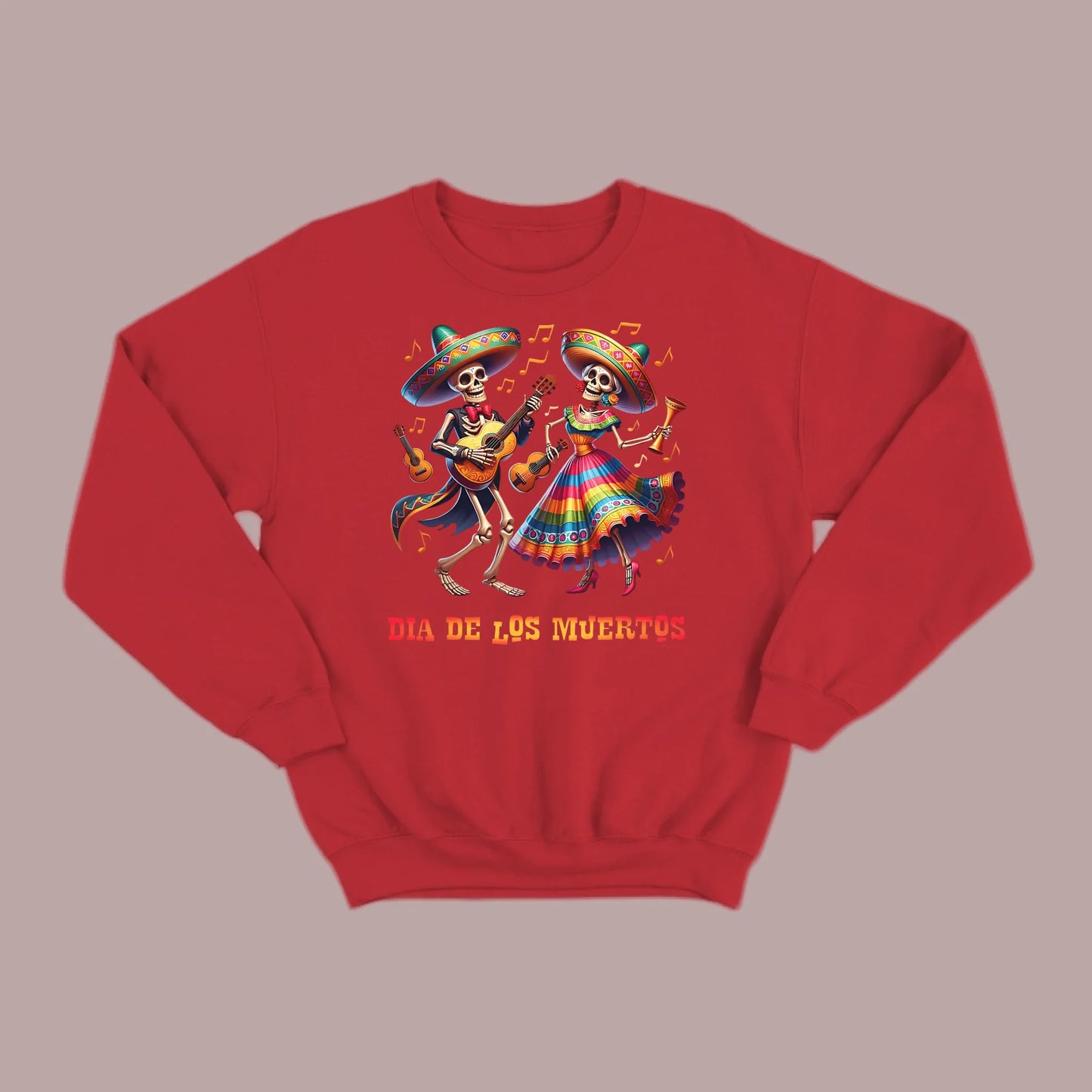 Día de los Muertos Fiesta Skeletons Sweatshirt