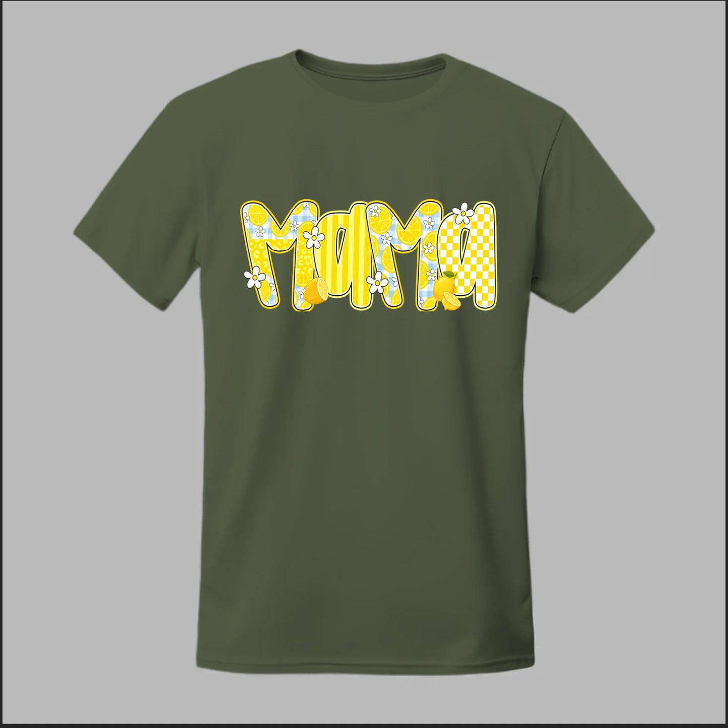 Front Military Green