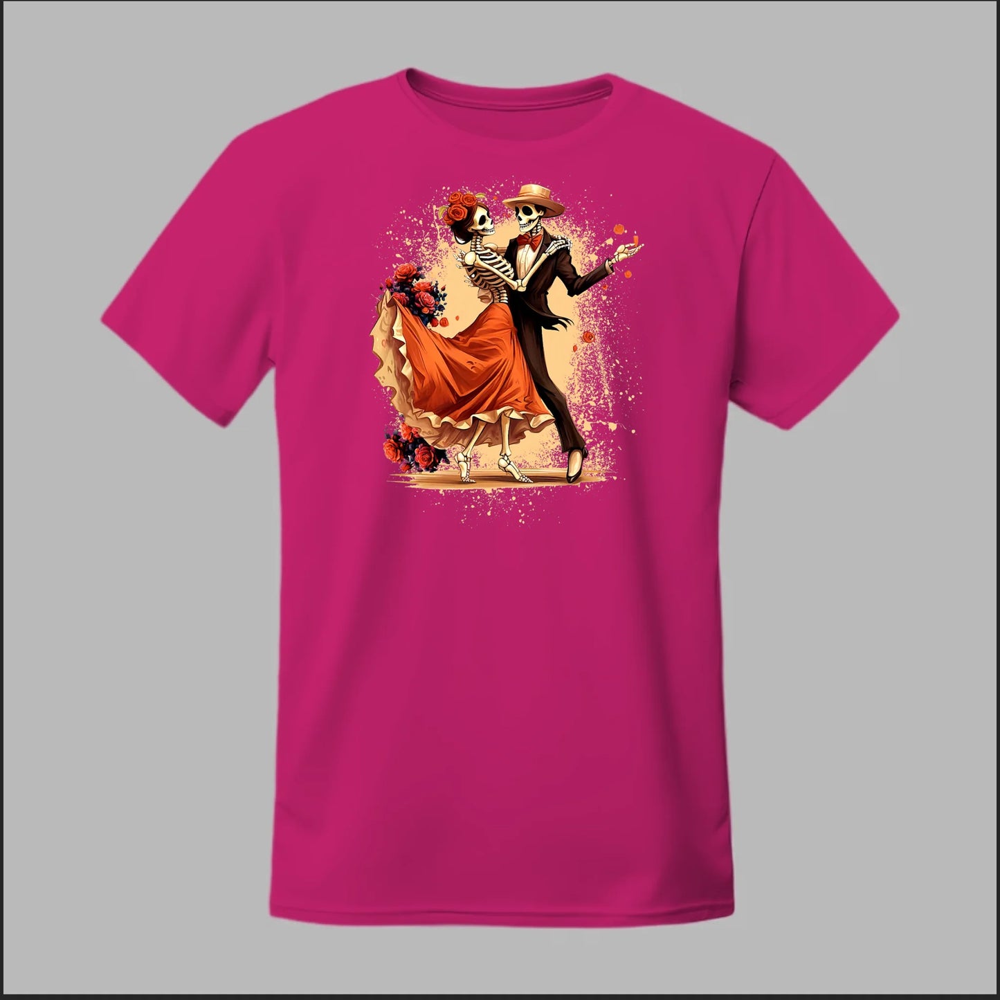 Día de los Muertos Dancing Skeletons Tee