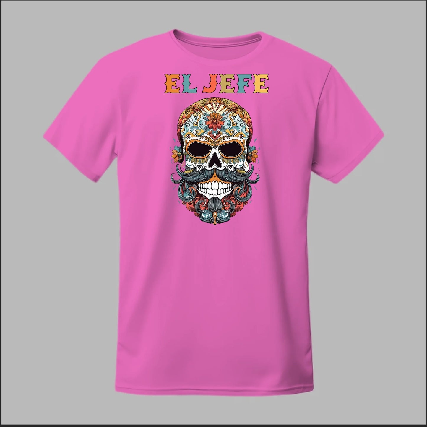 Día de los Muertos Mustache Tee