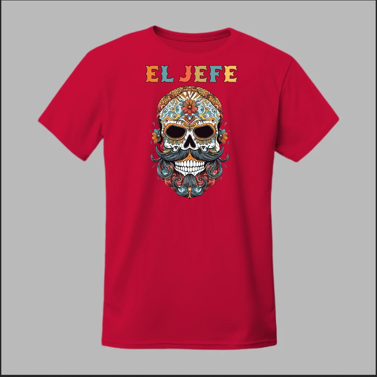 Día de los Muertos Mustache Tee
