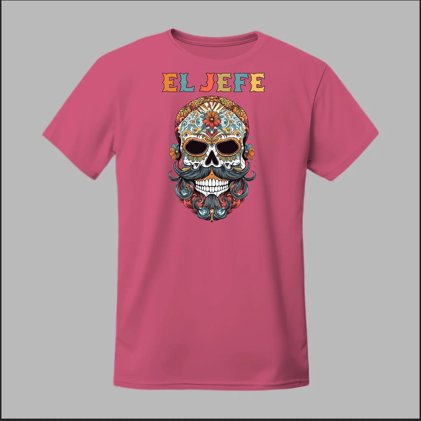 Día de los Muertos Mustache Tee