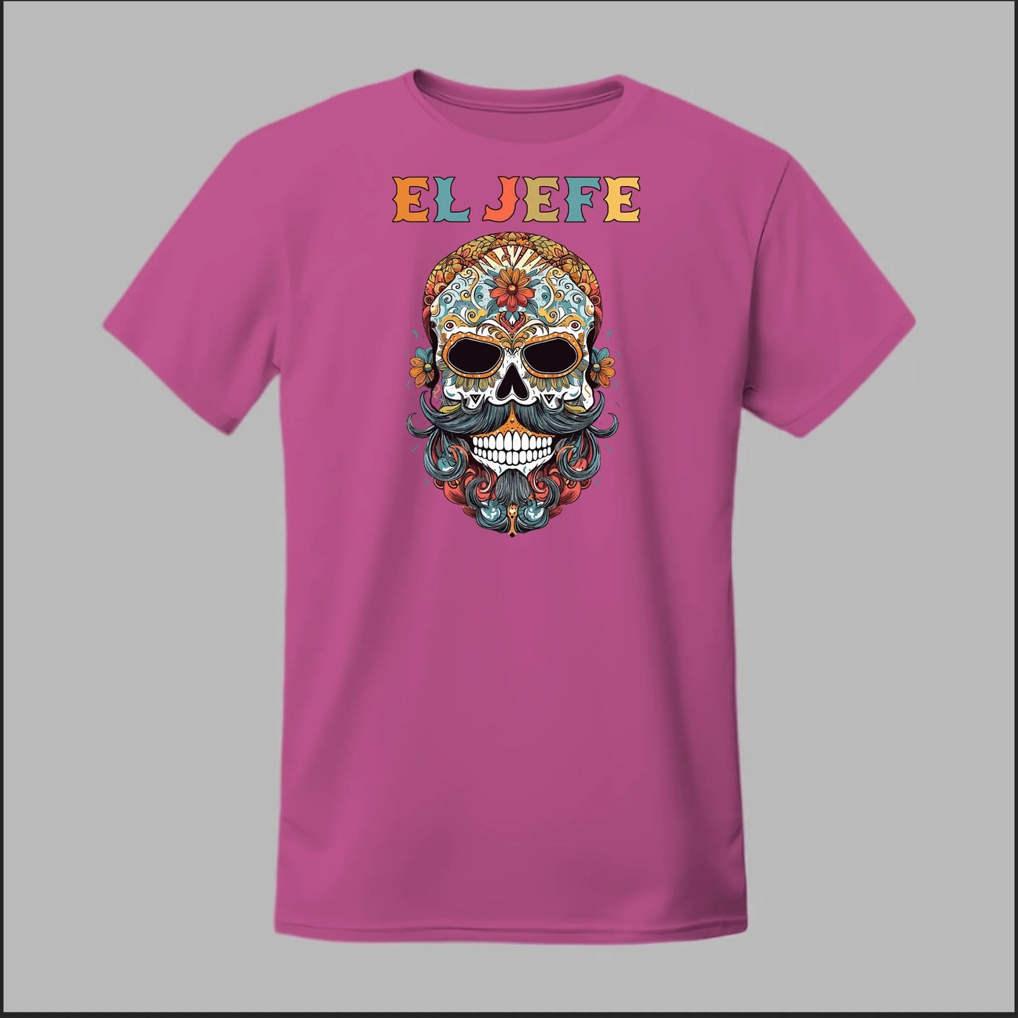 Día de los Muertos Mustache Tee