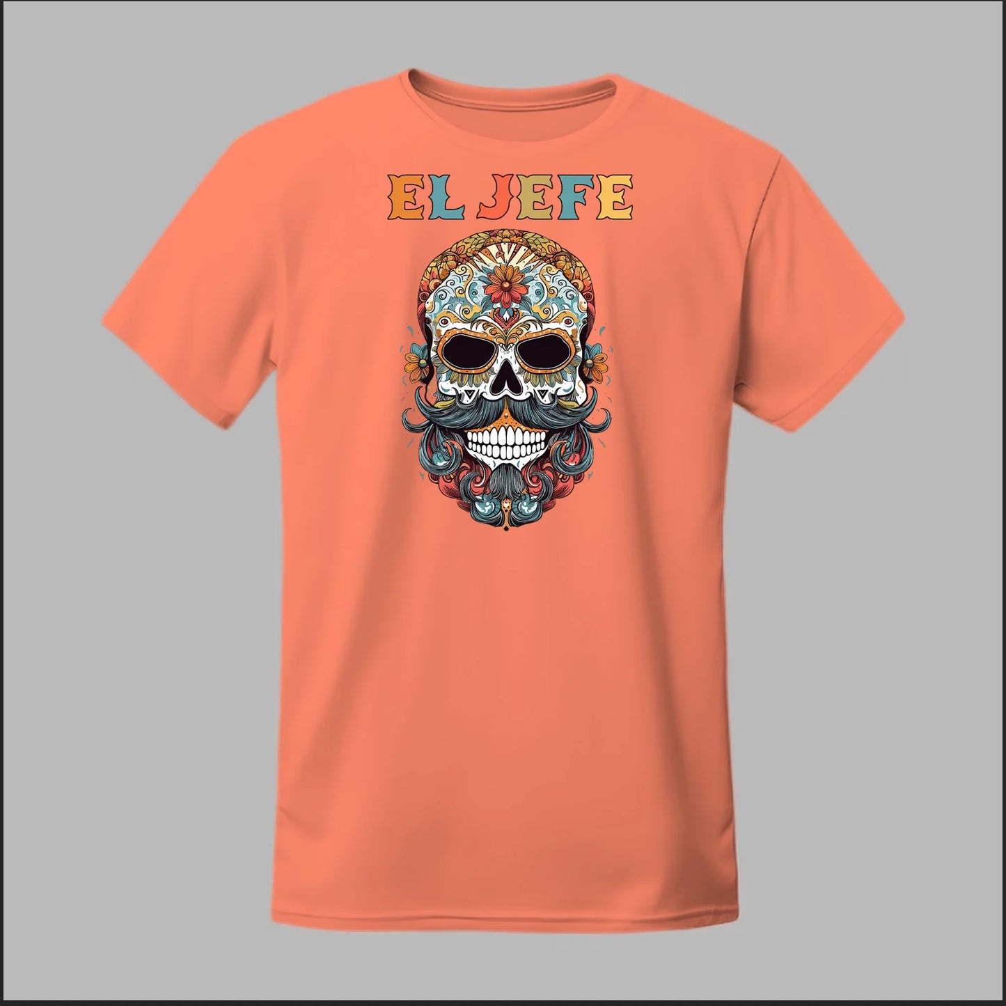 Día de los Muertos Mustache Tee