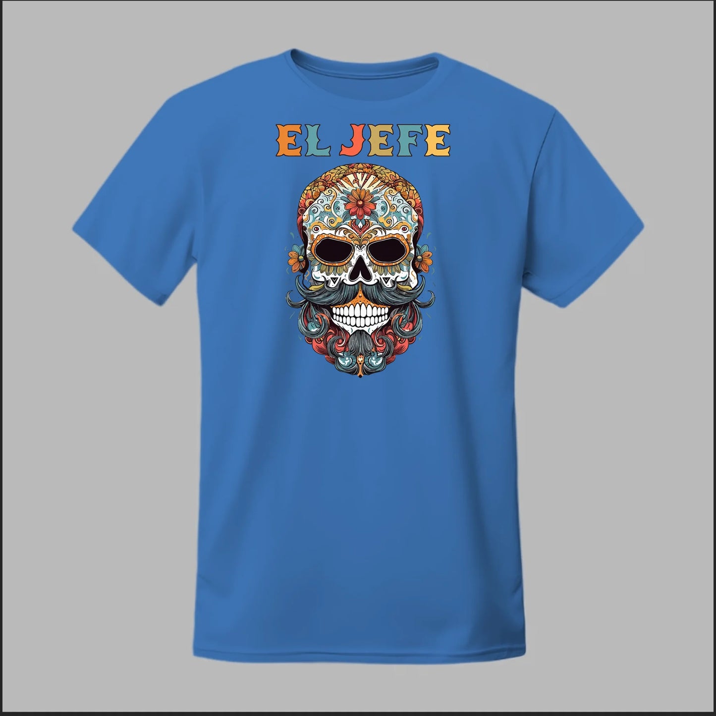 Día de los Muertos Mustache Tee