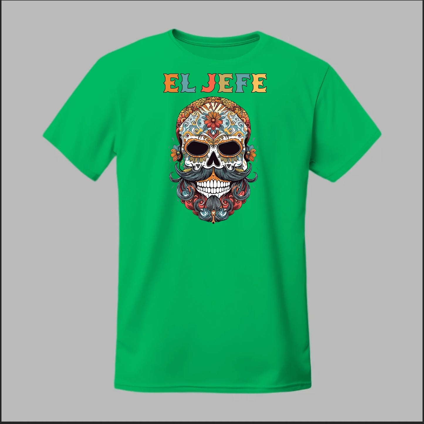 Día de los Muertos Mustache Tee