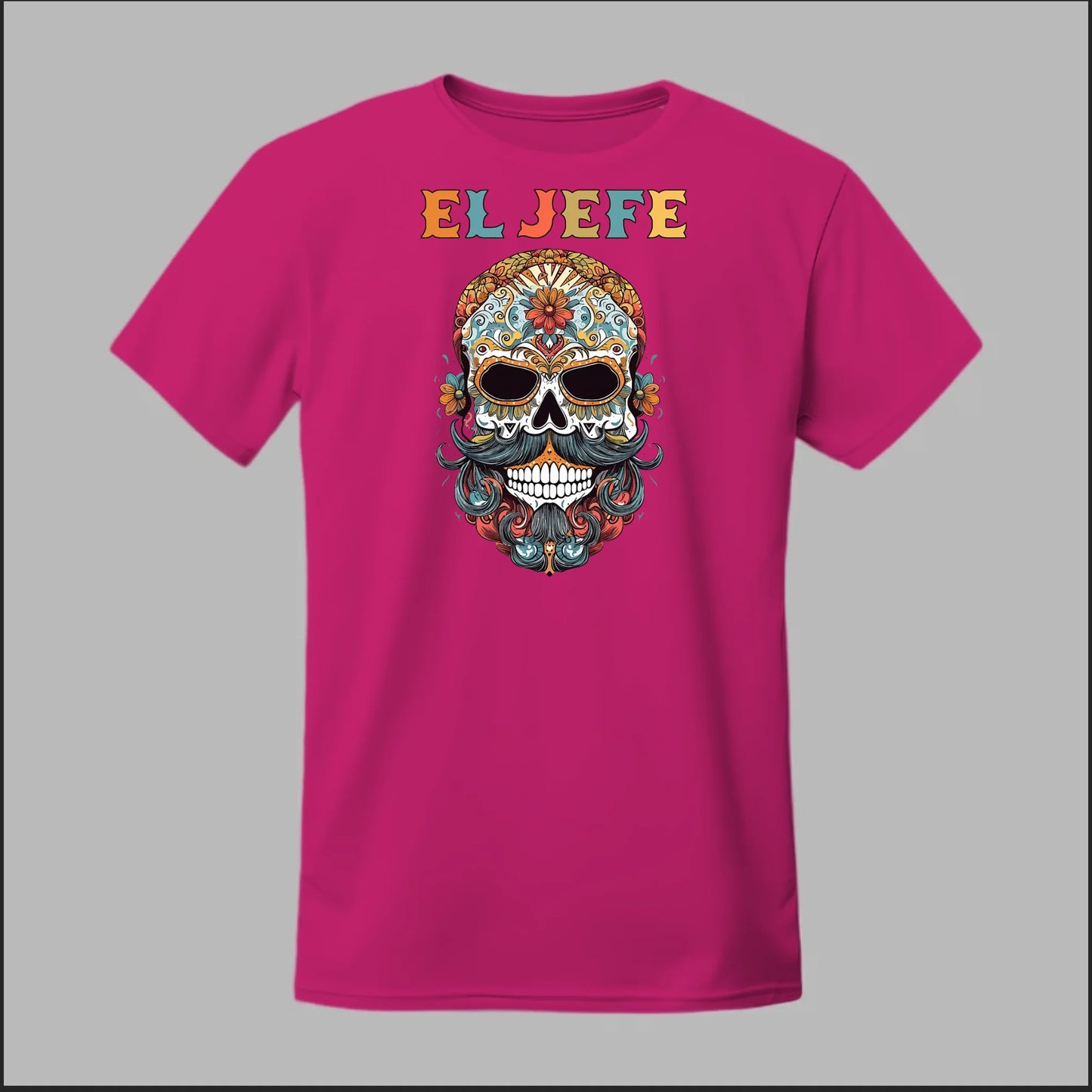 Día de los Muertos Mustache Tee