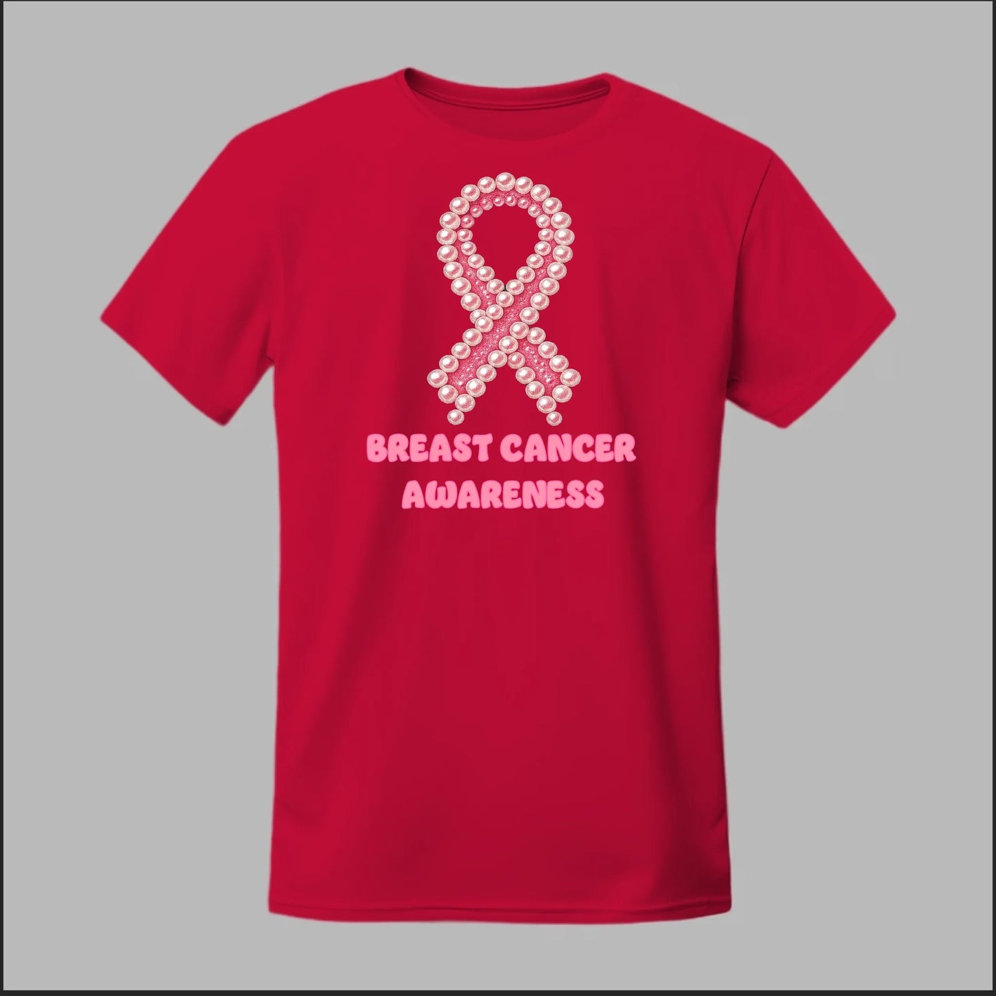 Breast Cancer Awareness Pearls Tee